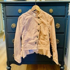 Free People Tan Utility Jacket